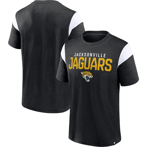 Men's Jacksonville Jaguars Black/White Home Stretch Team T-Shirt